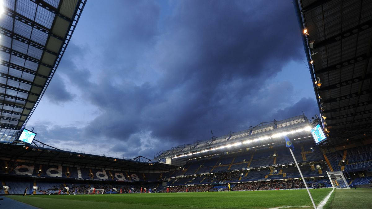 Stamford Bridge Dark Skies & Bright Lights Background
