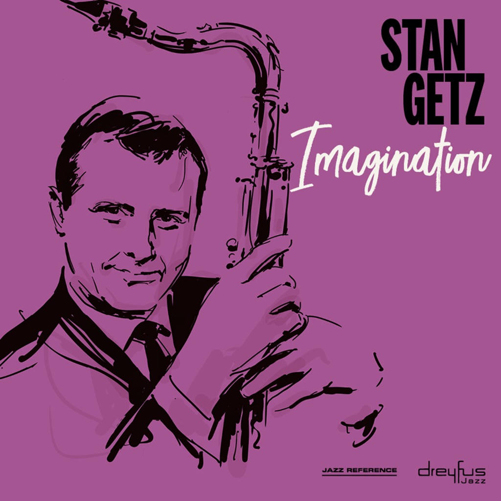 Stan Getz Imagination Album Digital Sketch Background