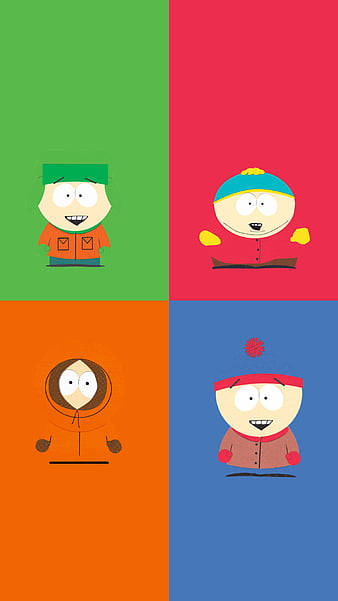 Stan Marsh And Friends Colored Portrait Background