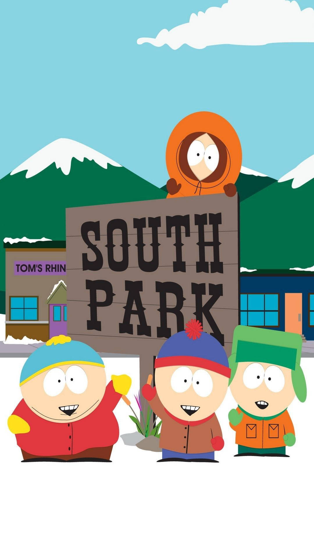 Stan Marsh And Friends In Park Background