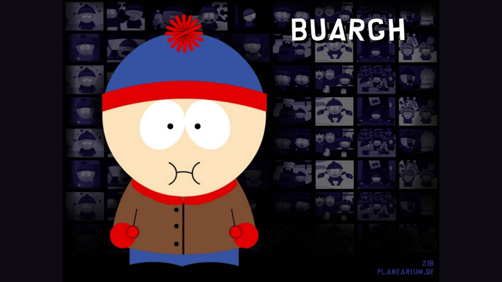 Stan Marsh Collage Poster Background