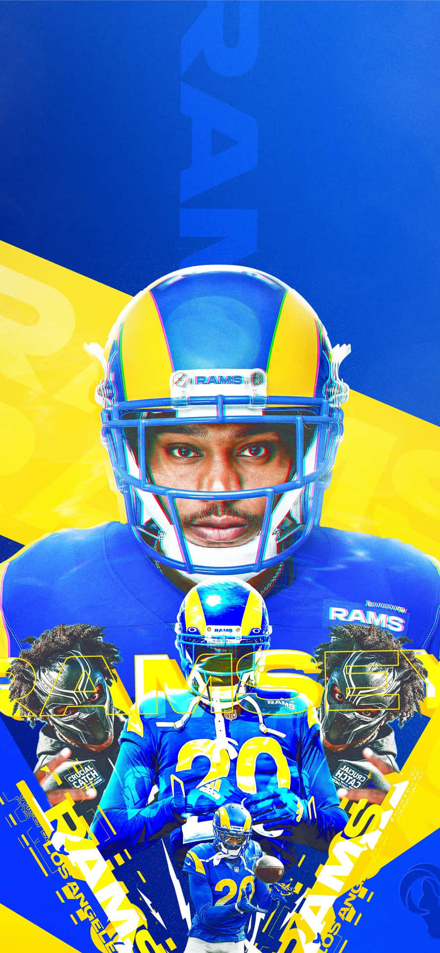 Stand Out From The Crowd With A Rams Iphone Background