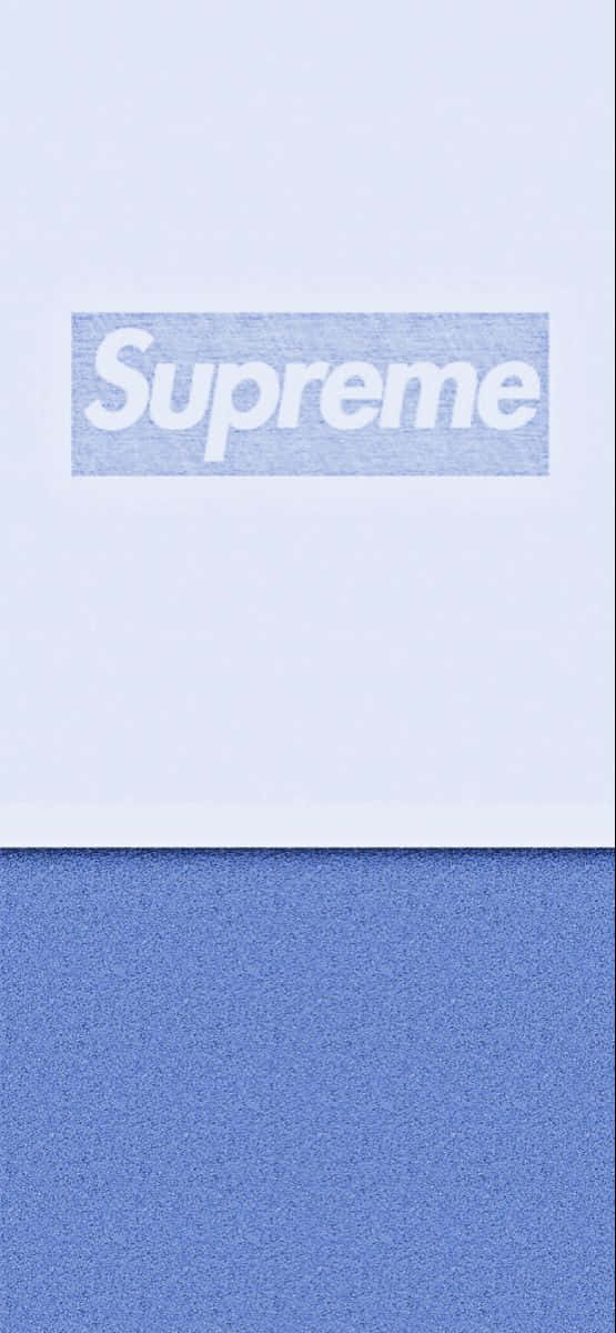Stand Out In Style With Blue Supreme Background