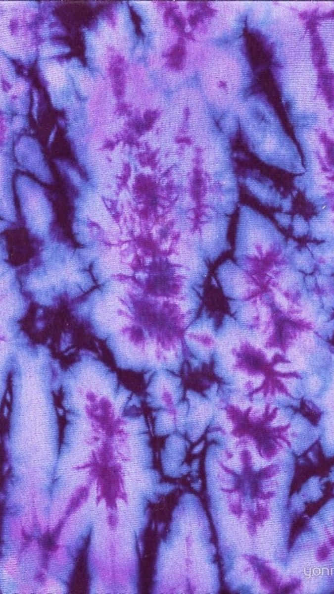 Stand Out In Style With This Purple Tie Dye Design Background