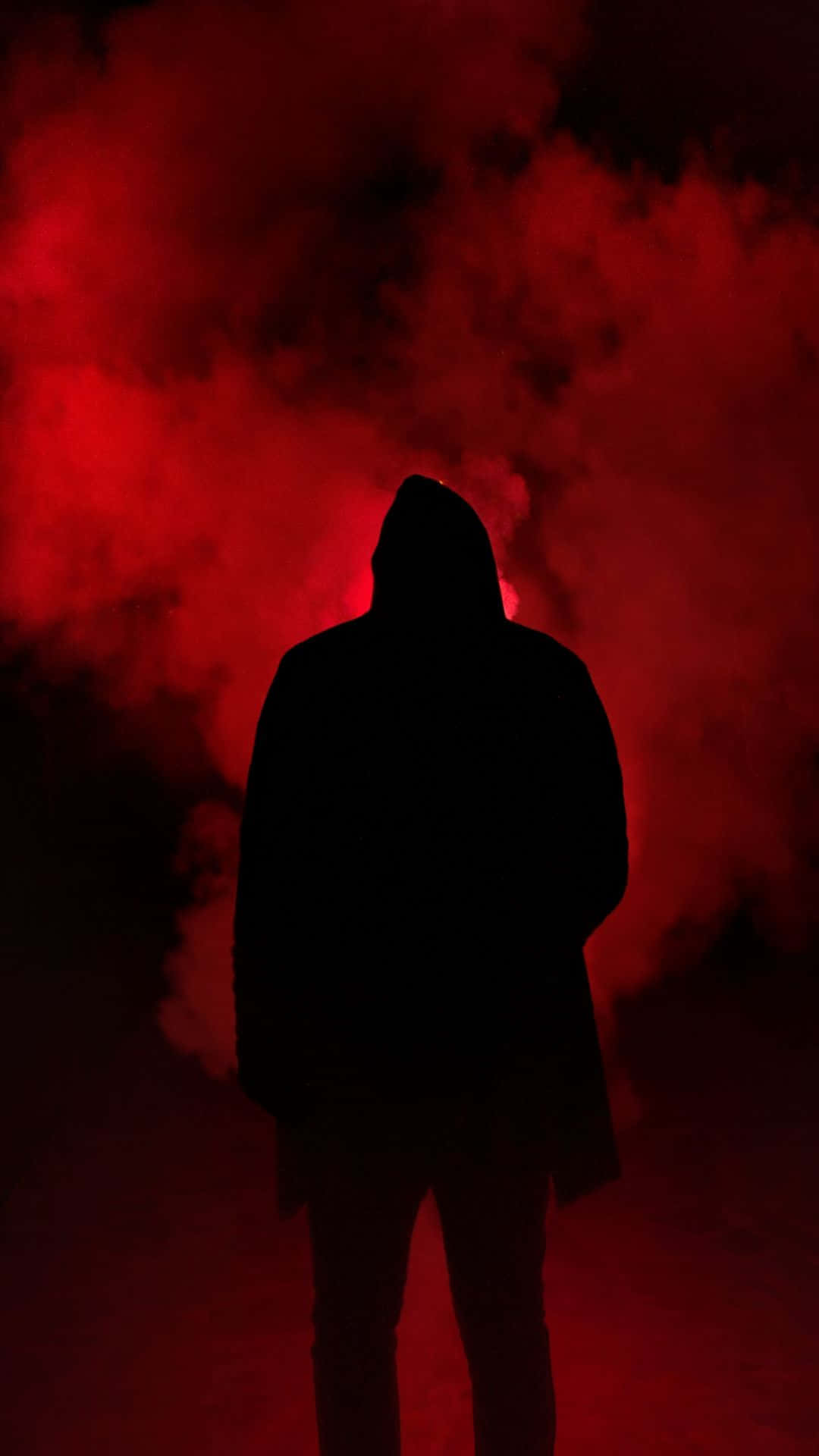 Stand Out With A Stylish Black And Red Iphone Background