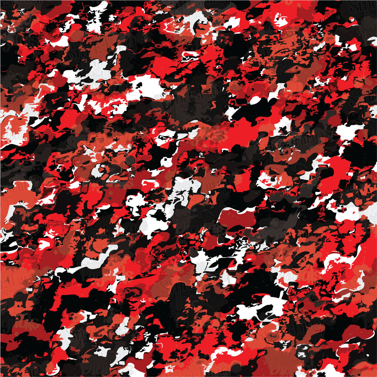 Stand Out With A Stylish Red Camo Look Background