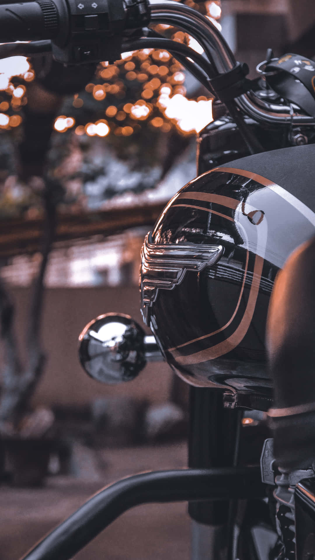 Standard Black And Silver Motorcycle