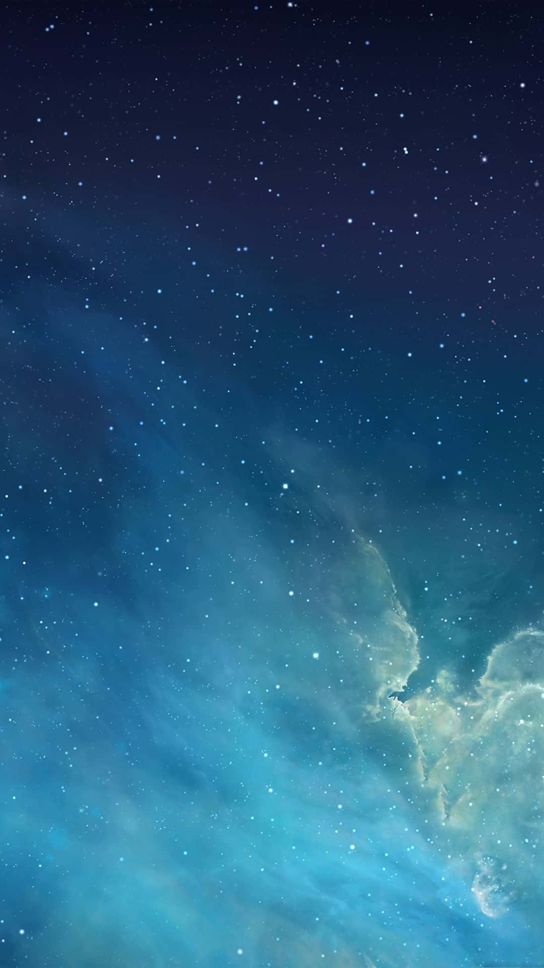 Standard Ios Blue Galaxy Background