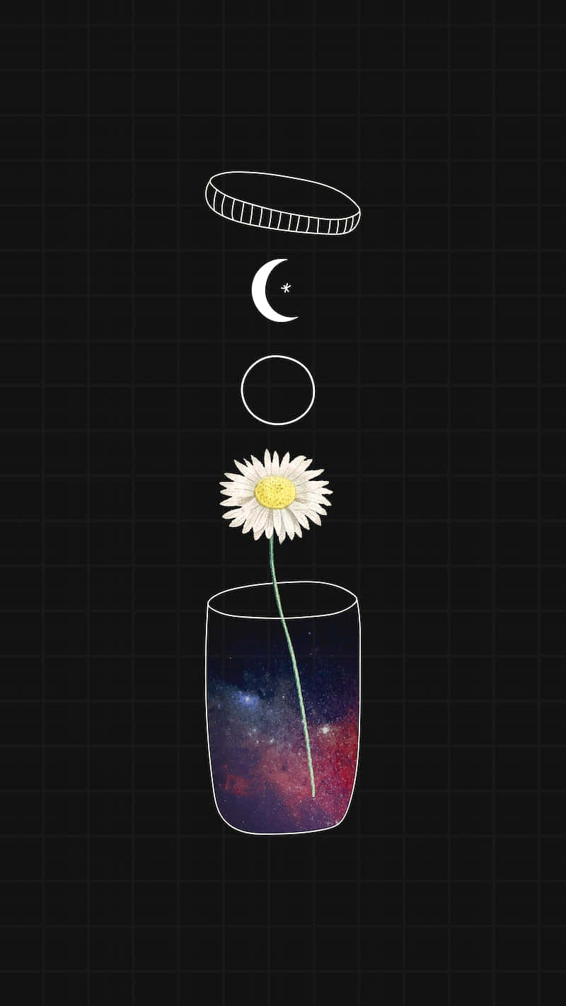 Standard Minimalist Lunar Galaxy Background