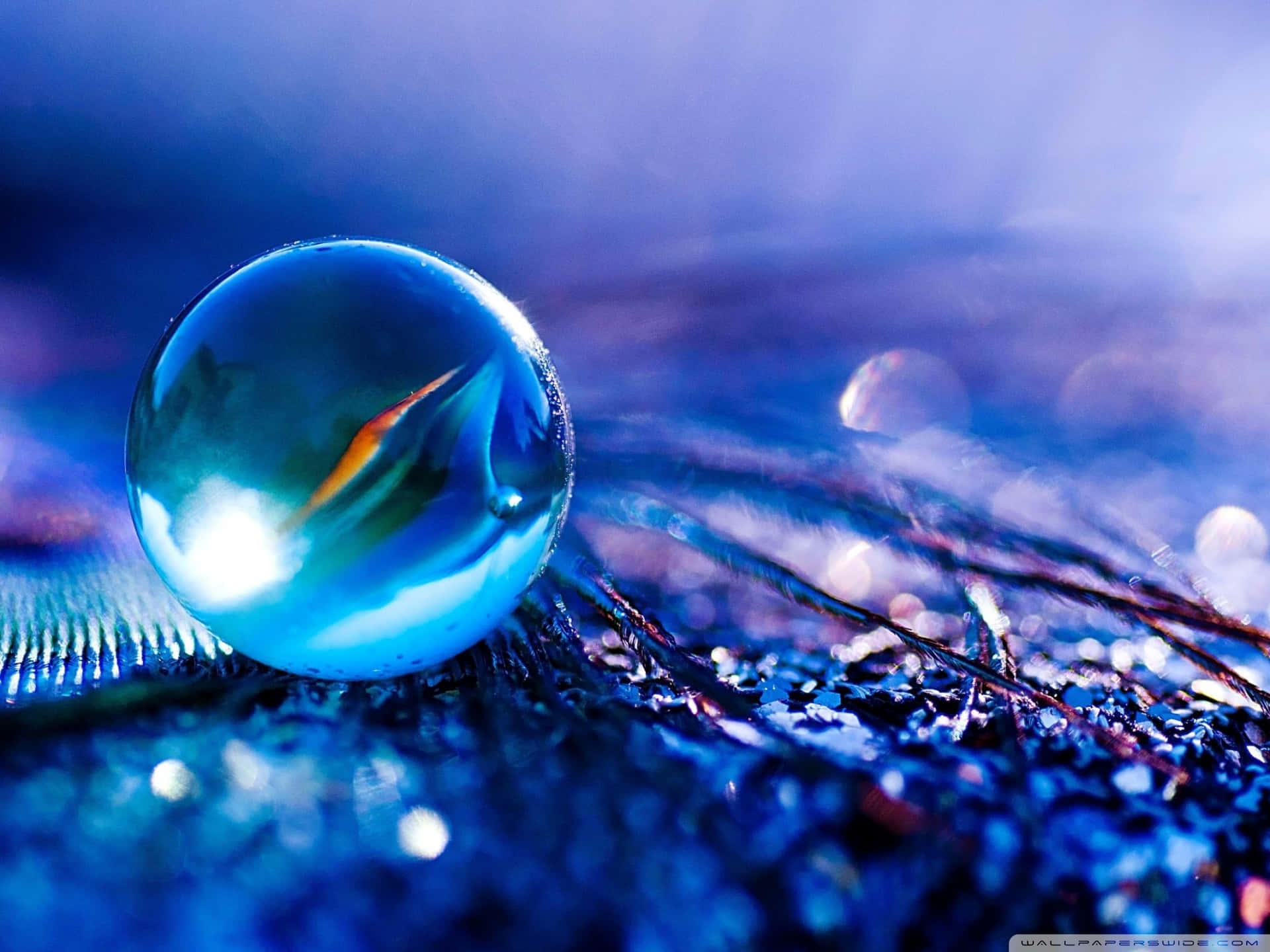Standard Water Bubble Close-up Background