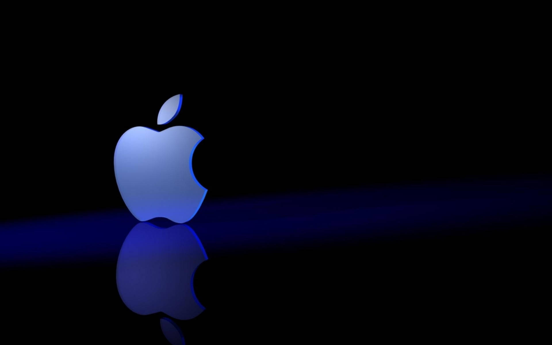 Standing Apple 3d Logo Macos Background