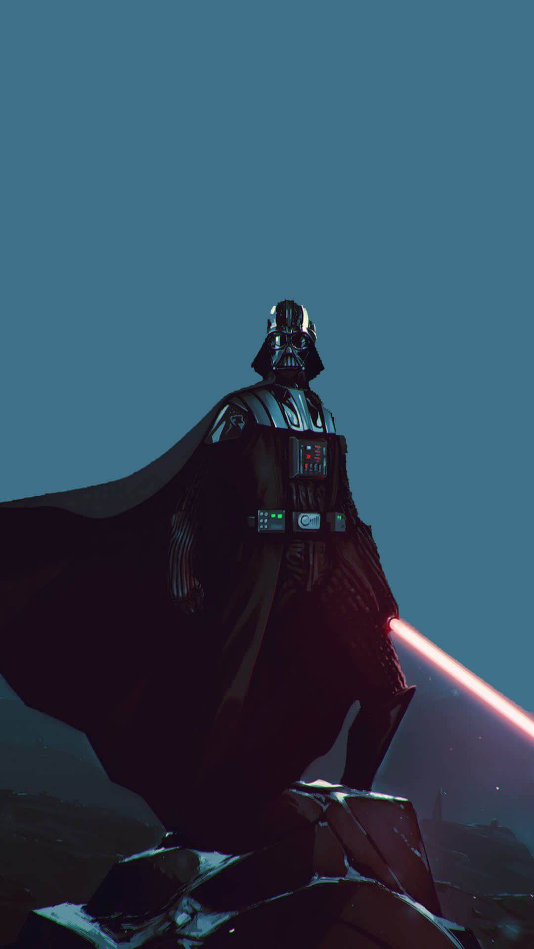 Standing Darth Vader Background