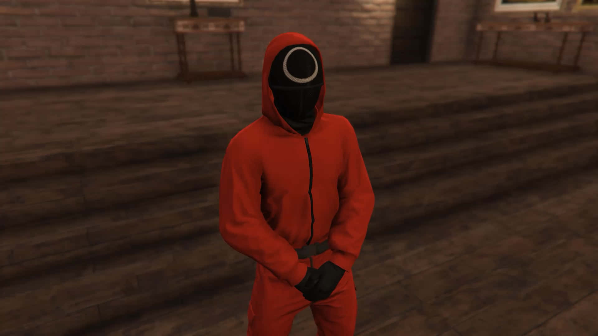 Standing Guard Squid Game Pfp Background