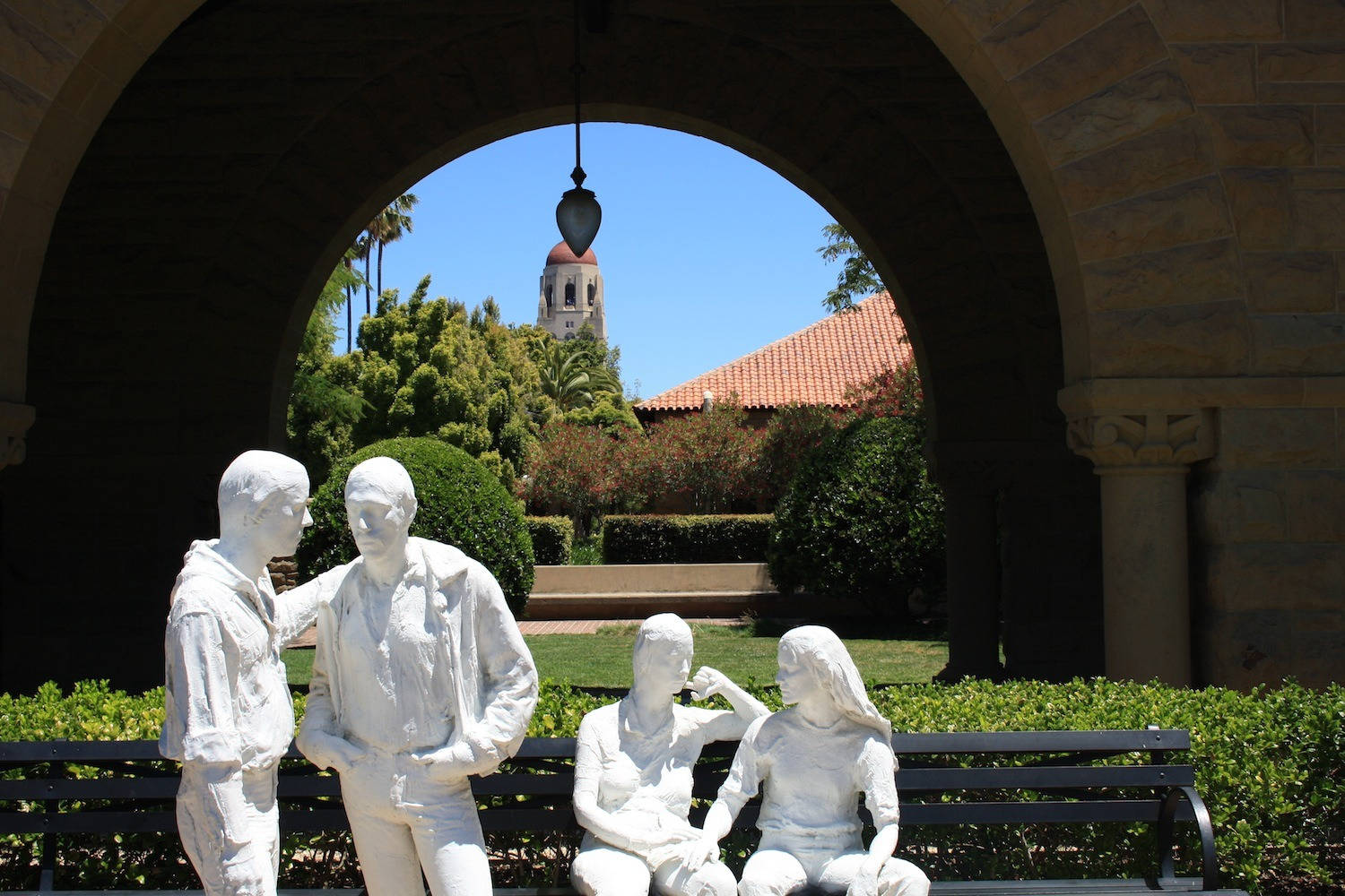 Stanford University Gay Liberation Statues Background