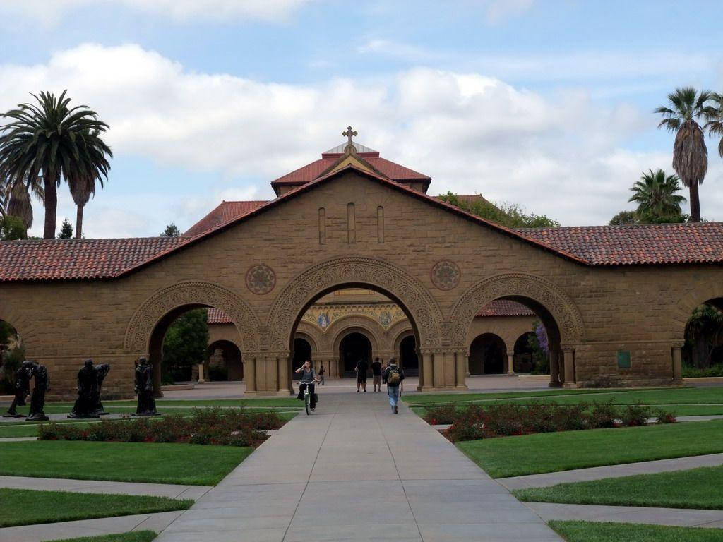 Stanford University Memorial Court Background