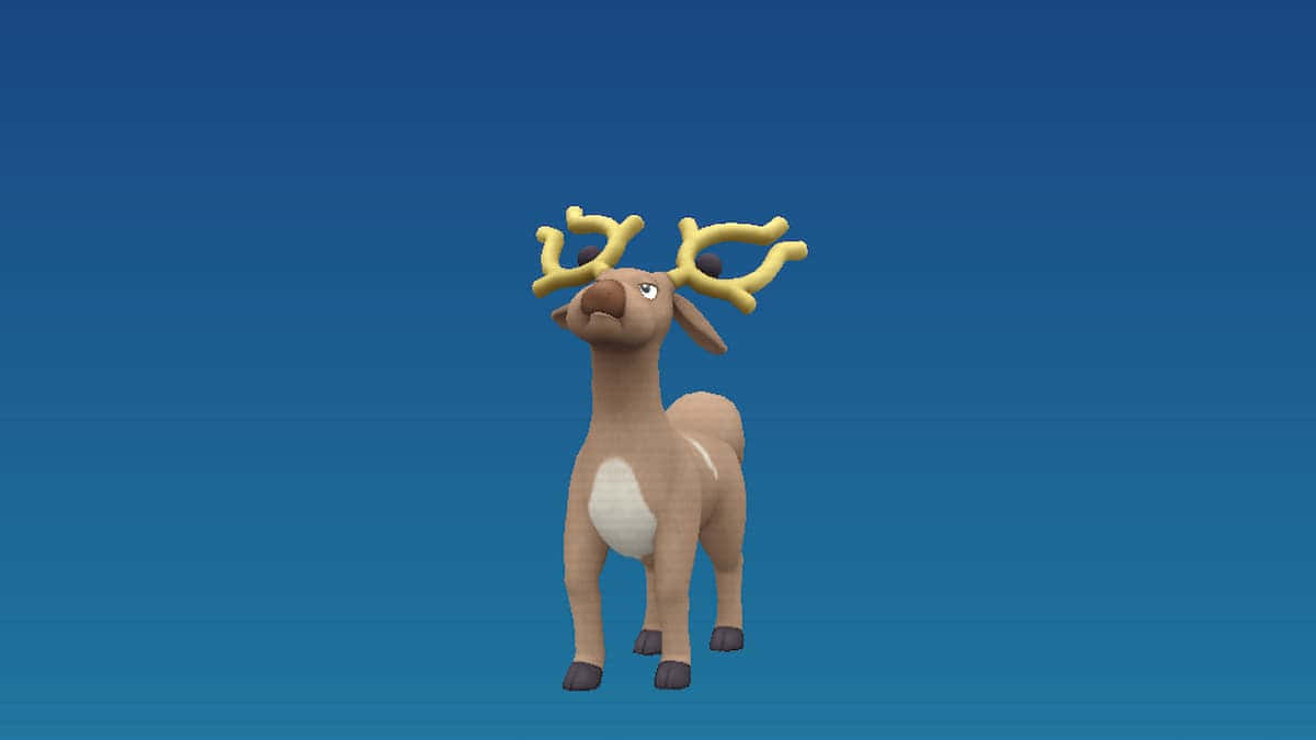 Stantler Looking Up Background