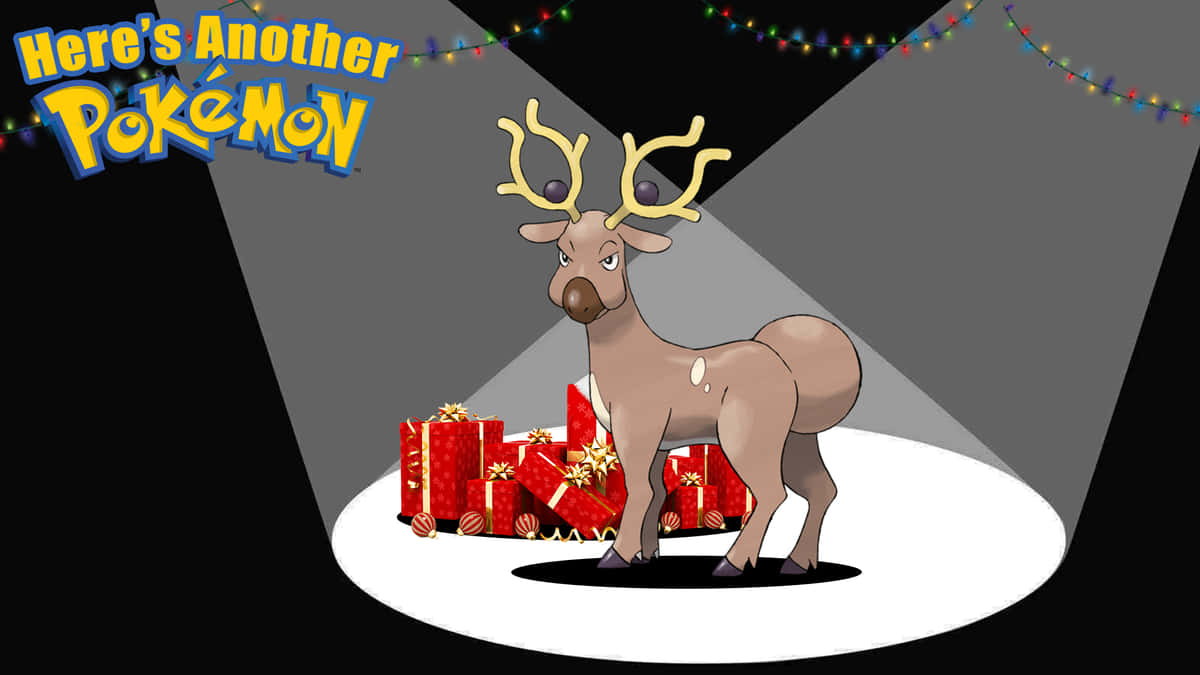 Stantler With Gifts Background