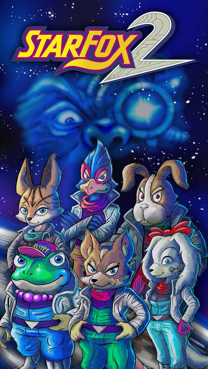 Star Fox 2 Comic Book Style Characters Background