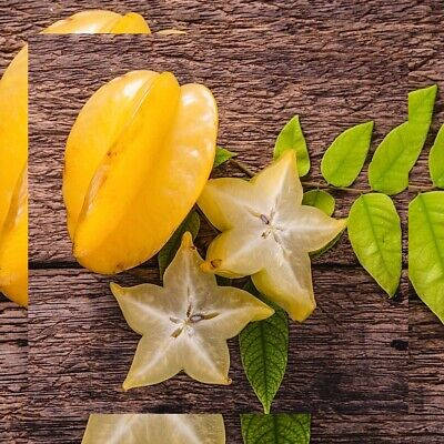 Star Fruit Leaves On The Table