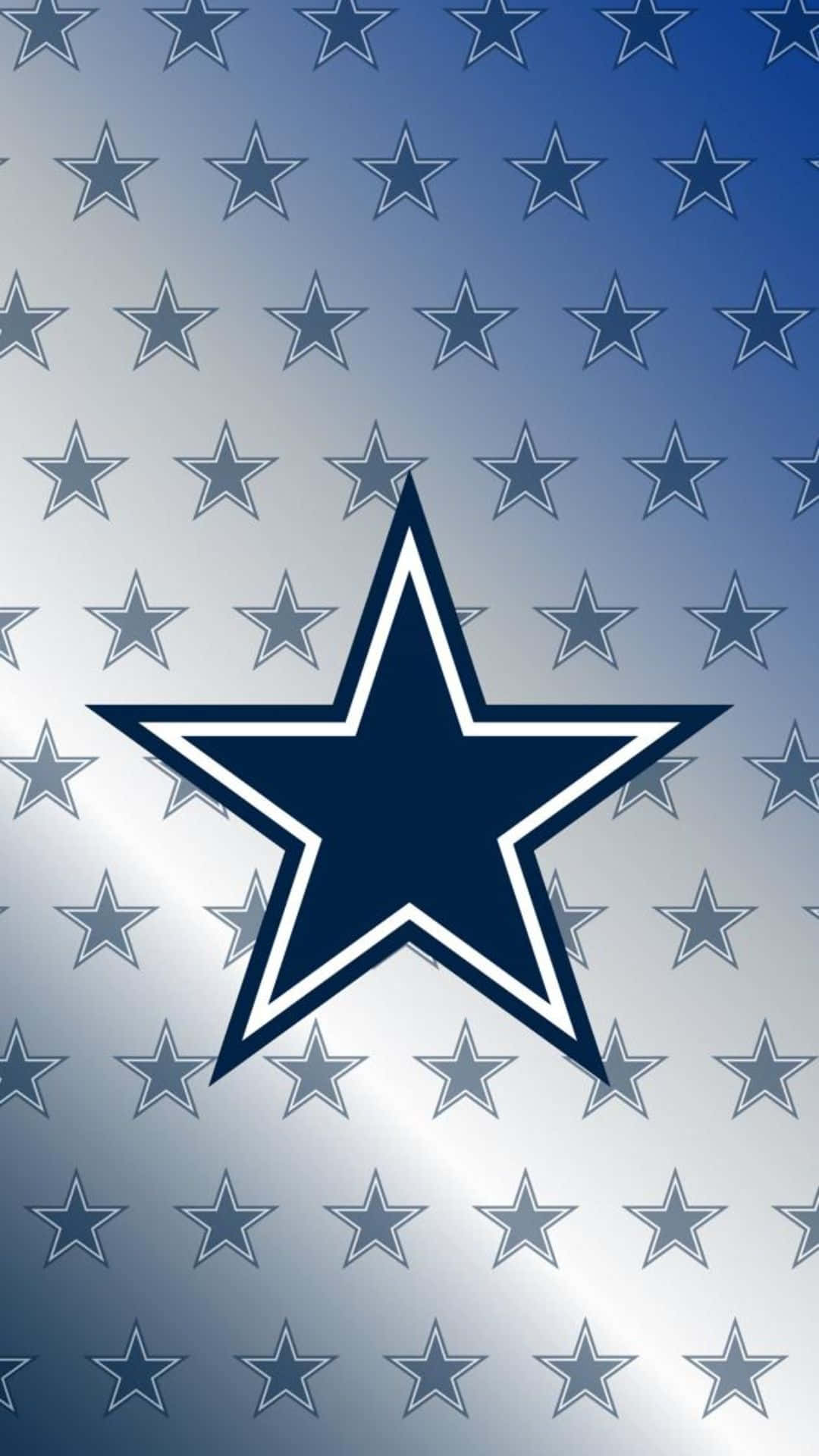 Star Patterns On Banner Of Dallas Cowboys Iphone Background