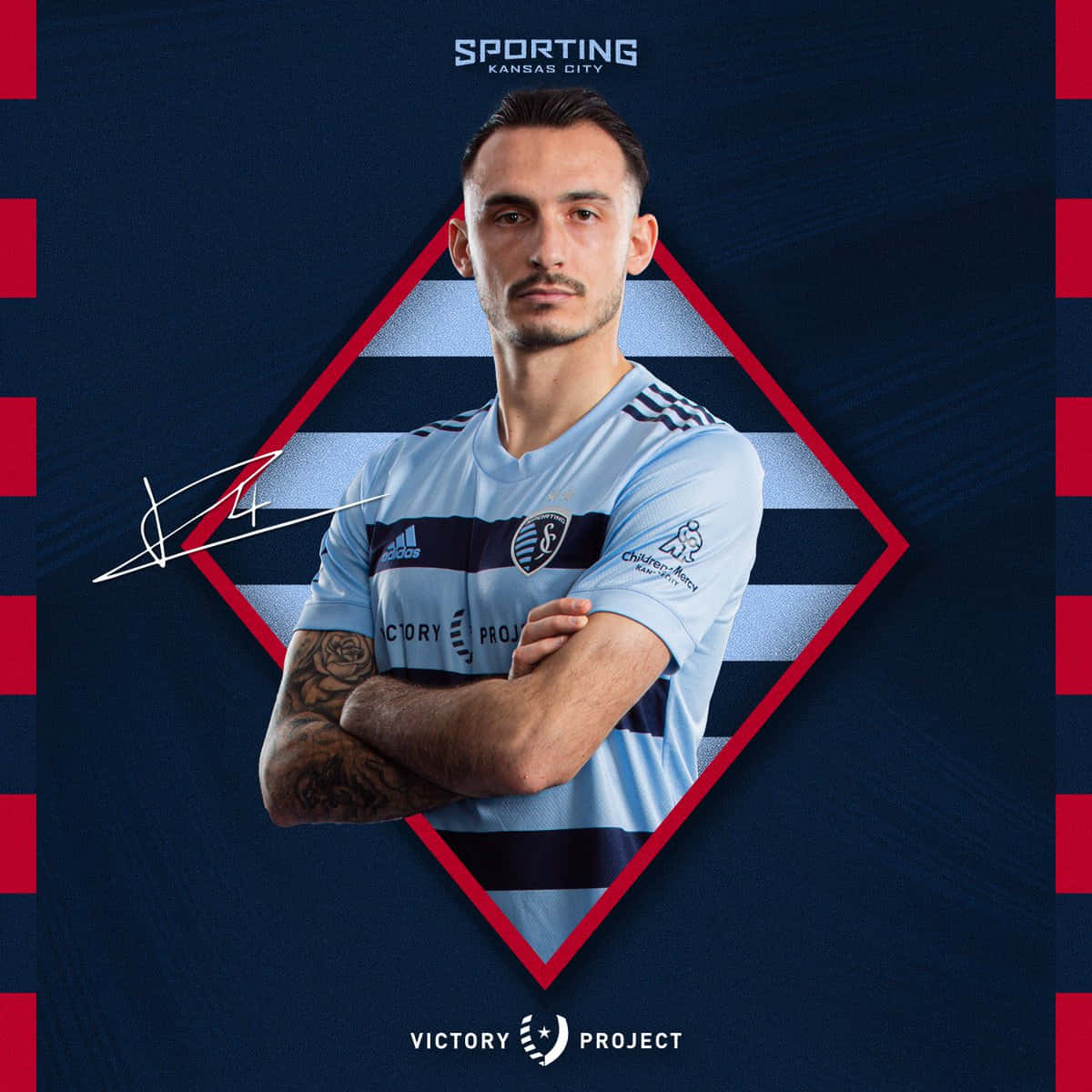 Star Player Of Sporting Kansas City In Action Background