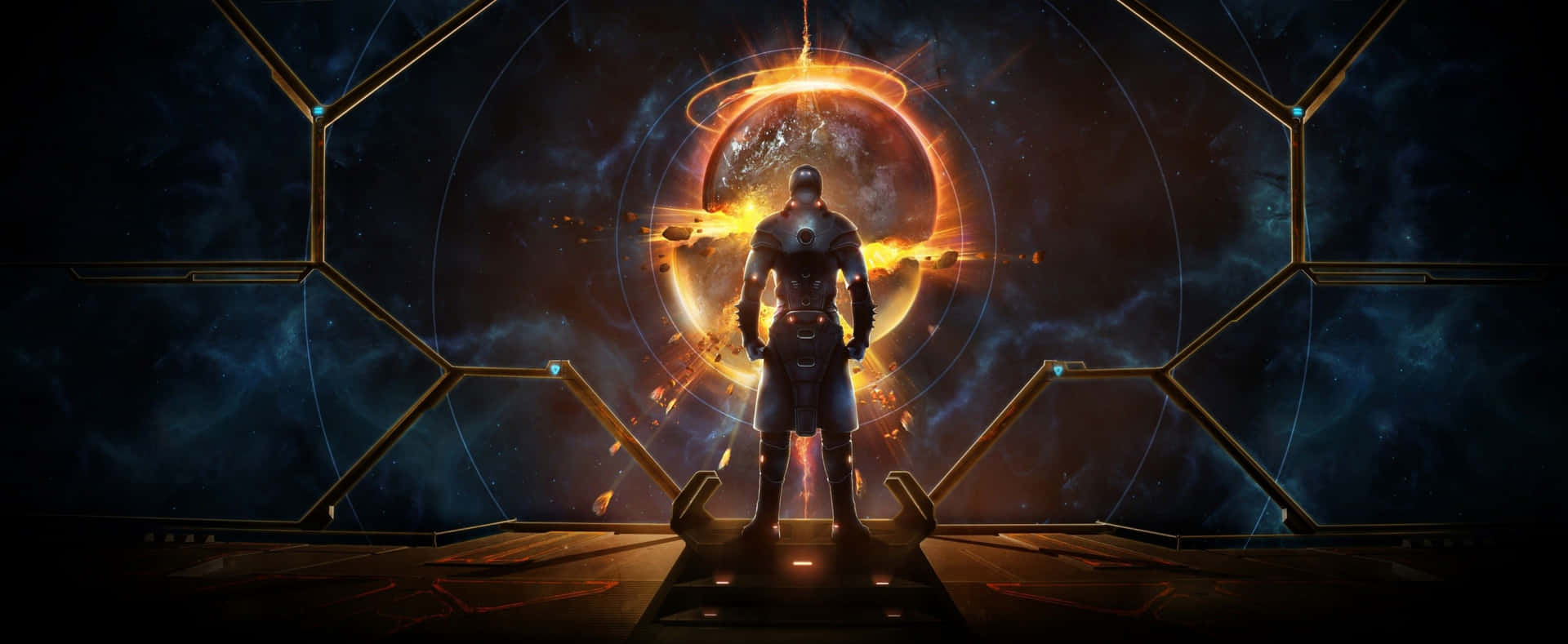 Star Trek - A Spaceship In Space Background