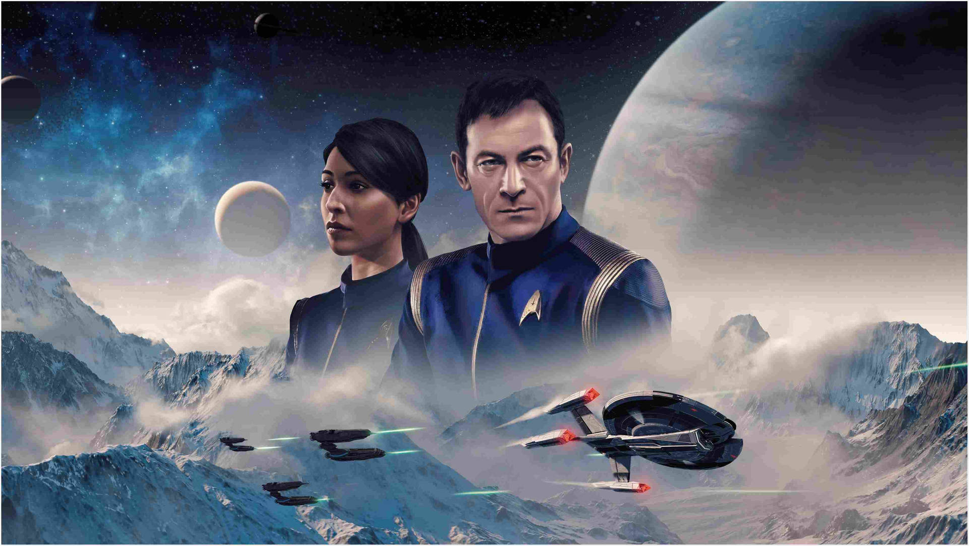 Star Trek Discovery Landry And Lorca Background