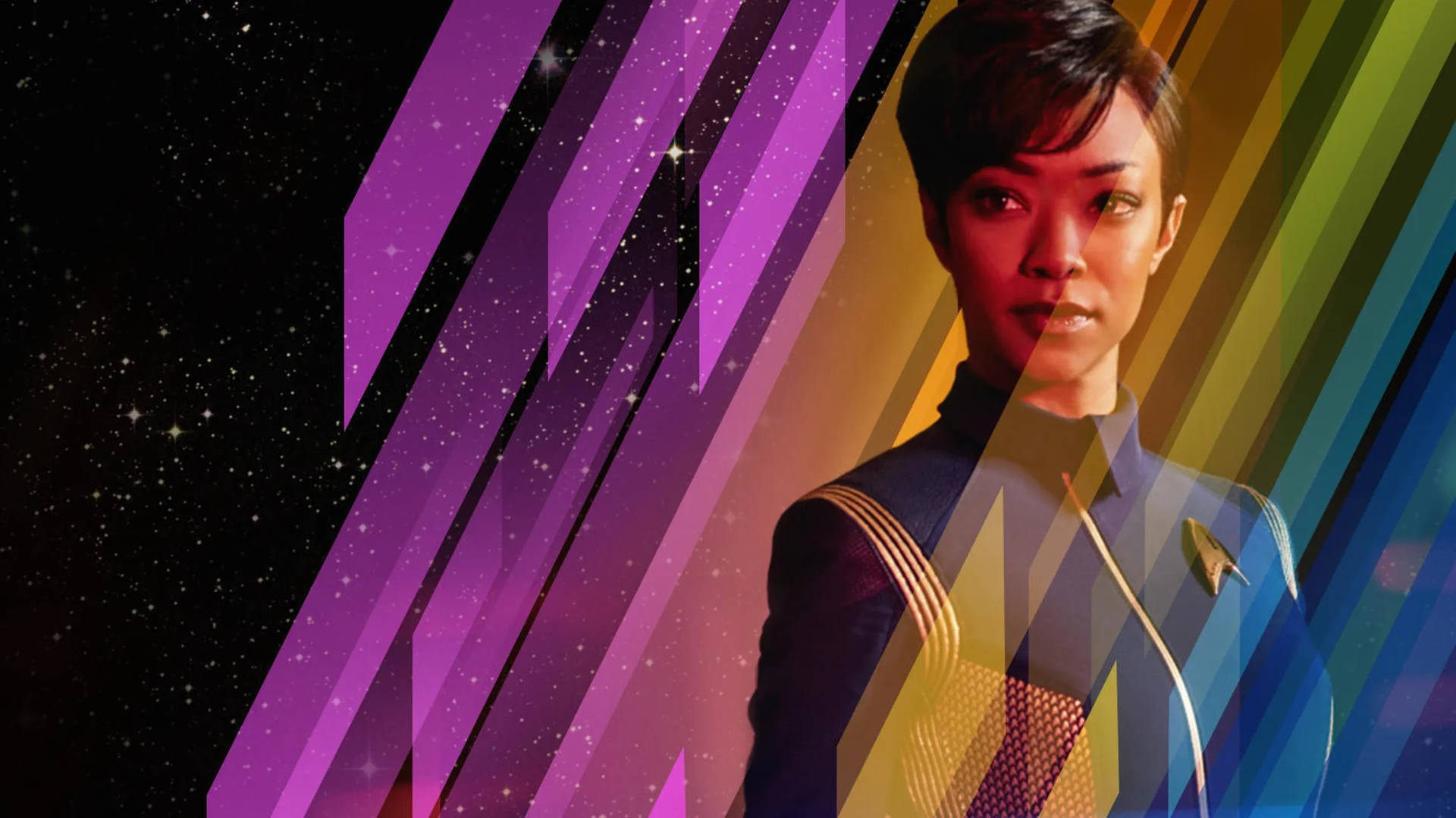 Star Trek Discovery Officer Burnham Background