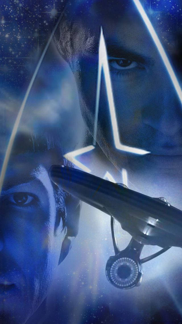 Star Trek Into Darkness Monochromatic Poster Background