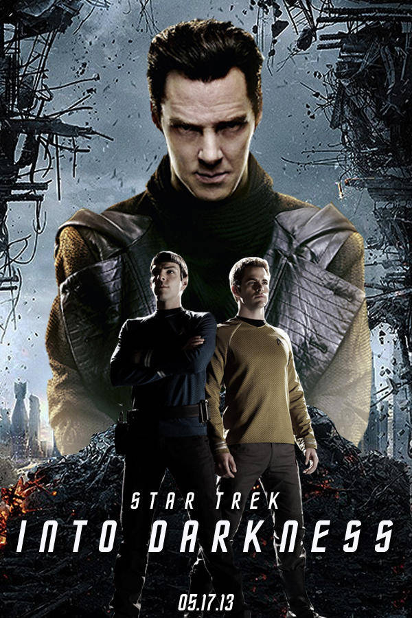Star Trek Into Darkness Movie Poster Background