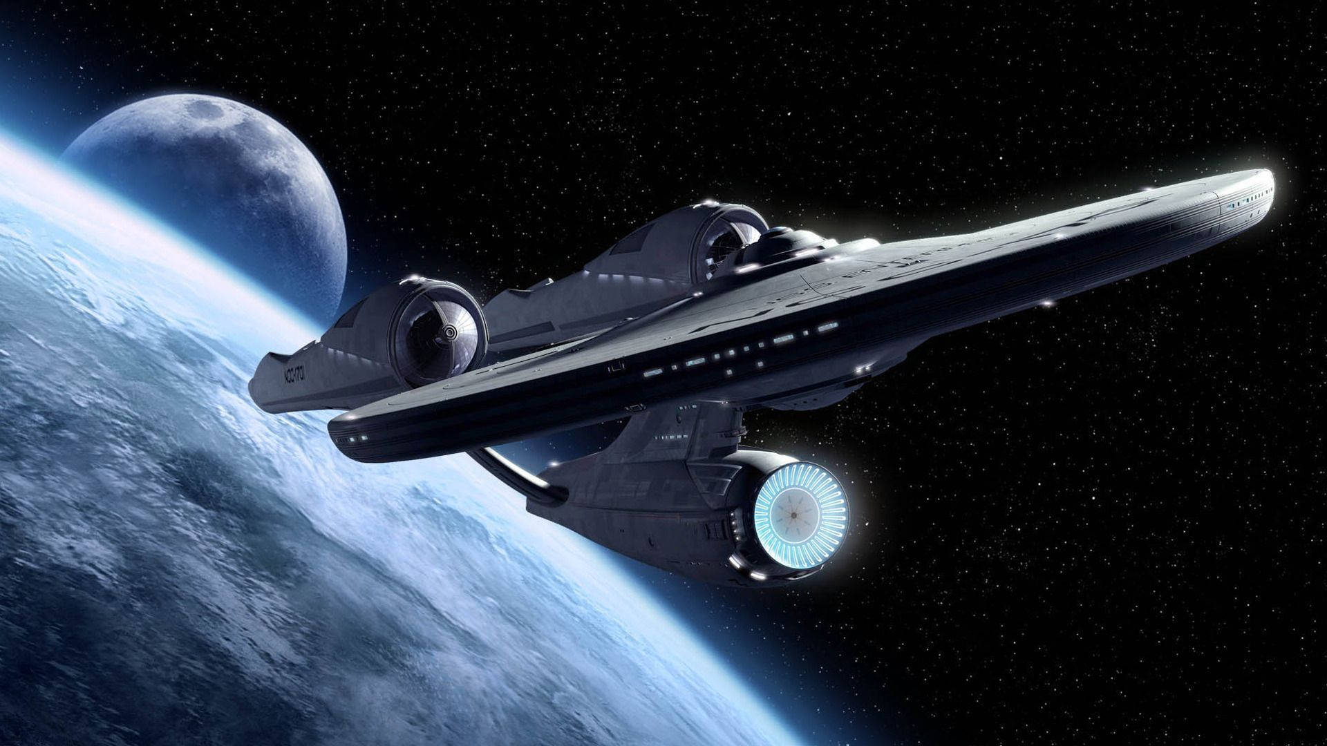 Star Trek Into Darkness - Spaceship Scene Background