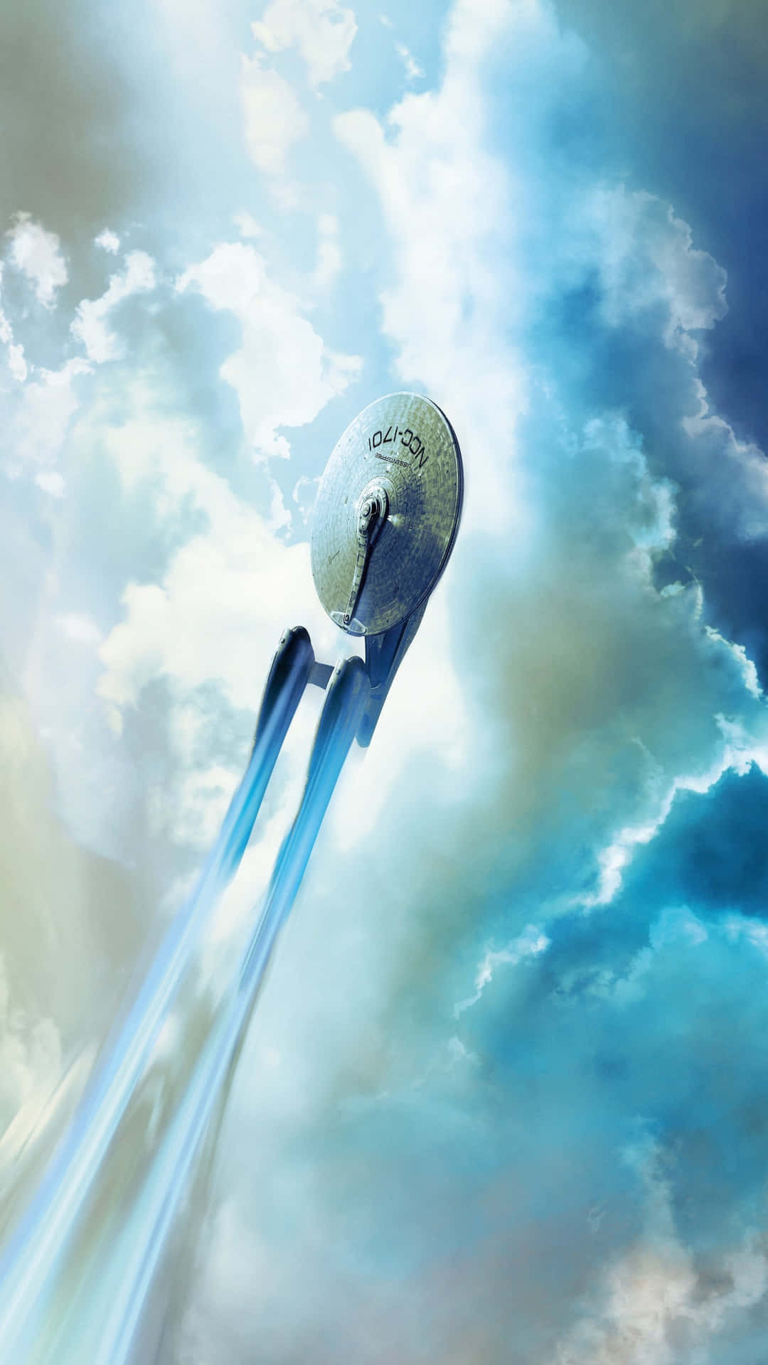 Star Trek Phone Enterprise Skyward Background