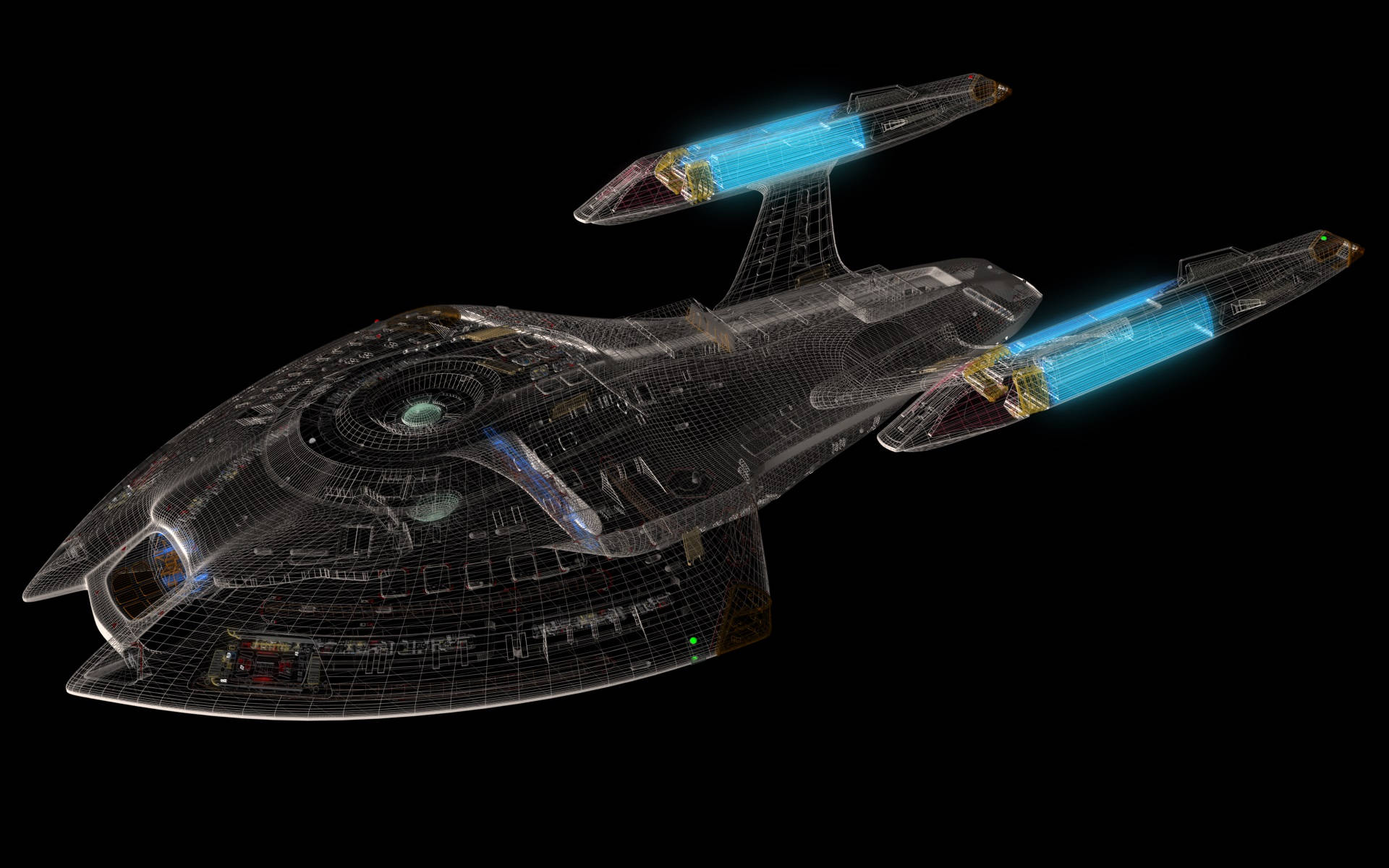 Star Trek Starship Schematics Background