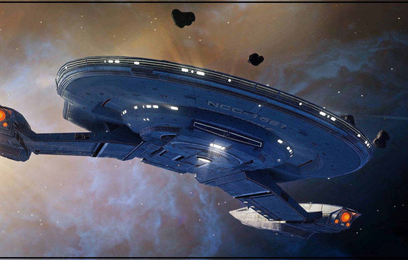 Star Trek Starship Uss Clarke Bottom View