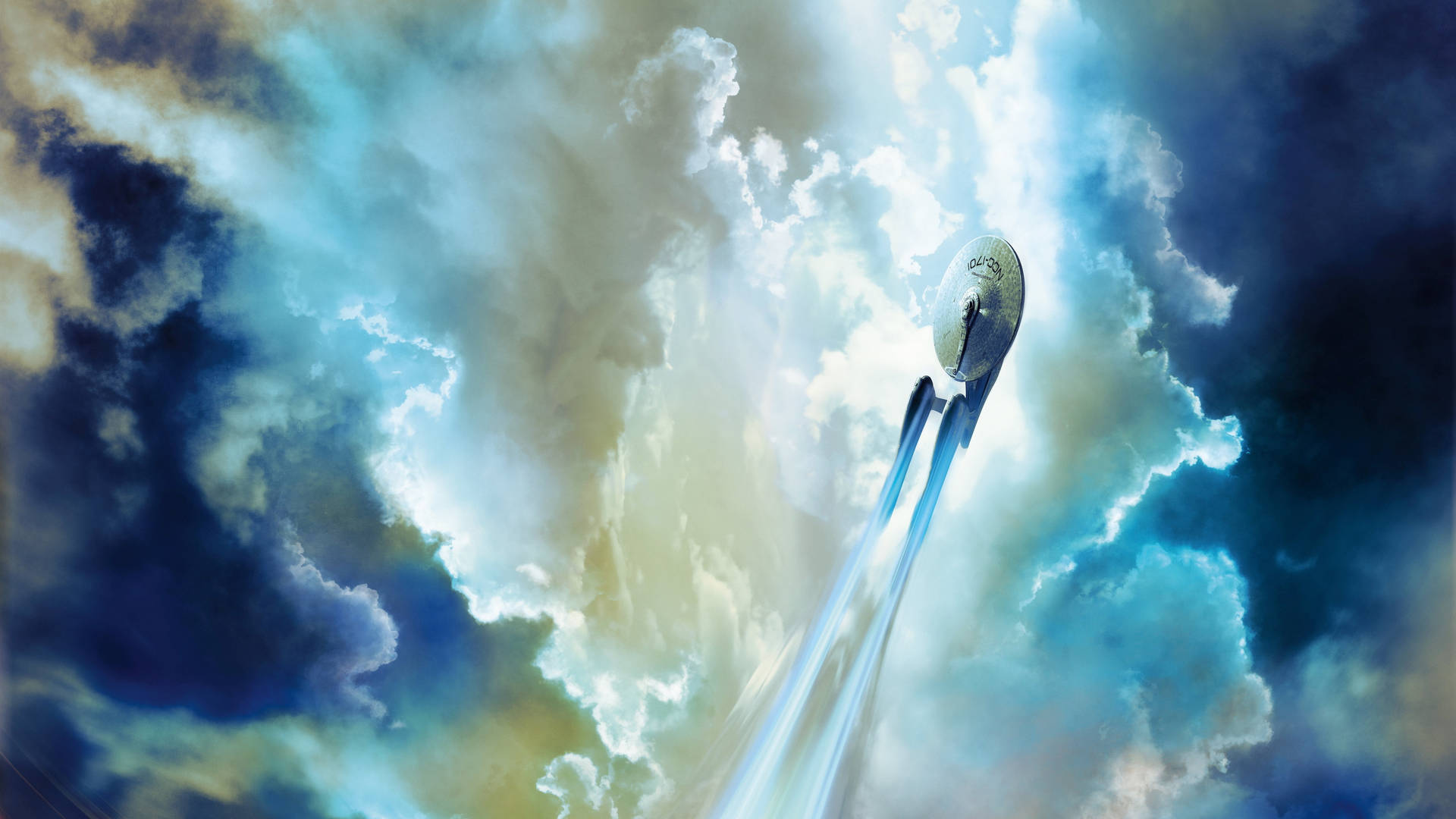 Star Trek Starship Uss Enterprise Clouds