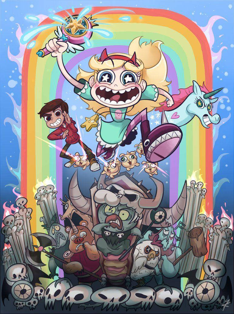 Star Vs The Forces Of Evil Comic Poster