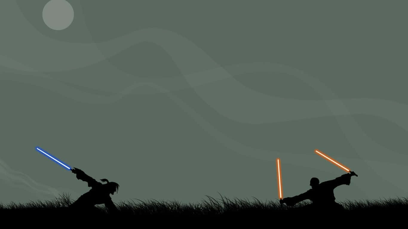 Star Wars 1366x768 Minimalist Background