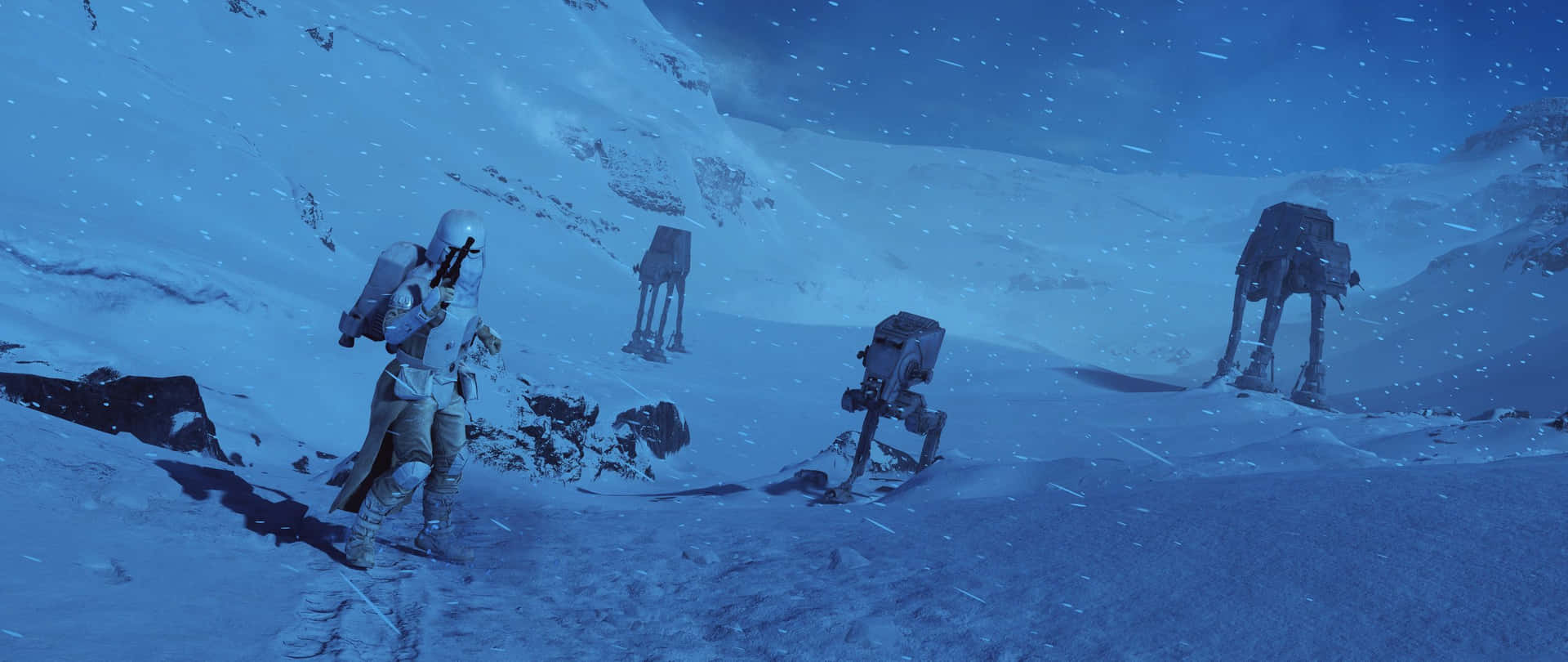 Star Wars 2560 X 1080 Ice Desert Background