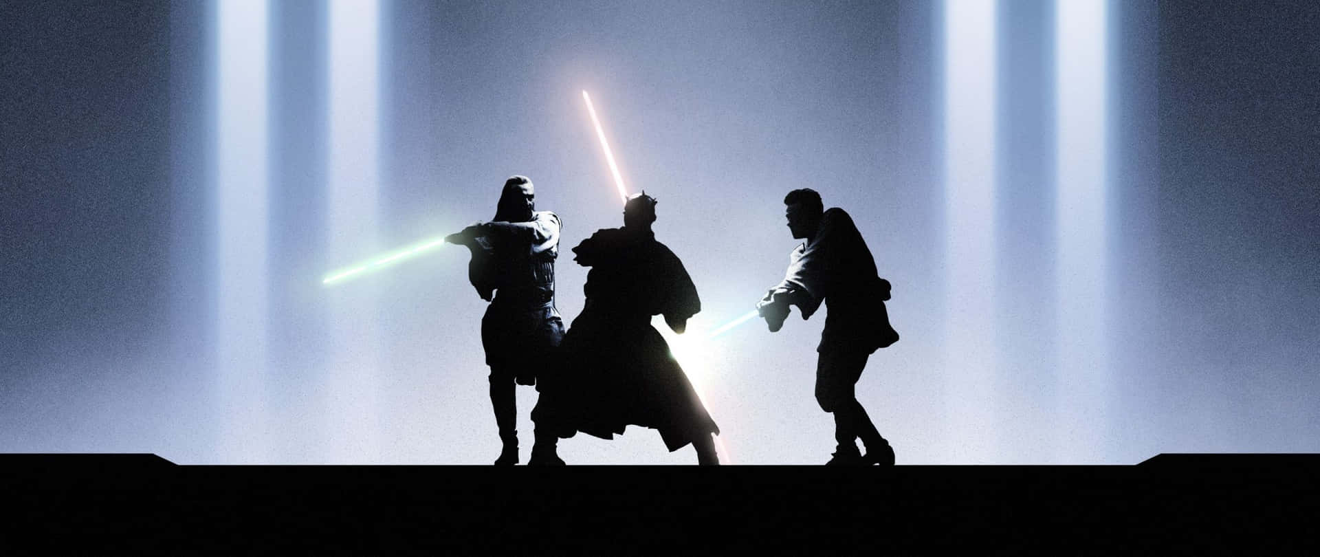 Star Wars 2560 X 1080 Lightsaber Battle Background