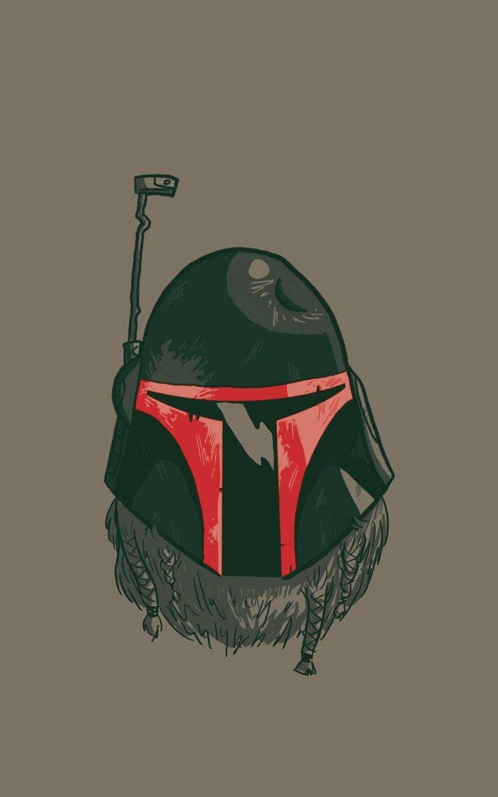 Star Wars Boba Fett Beard Logo Fanart