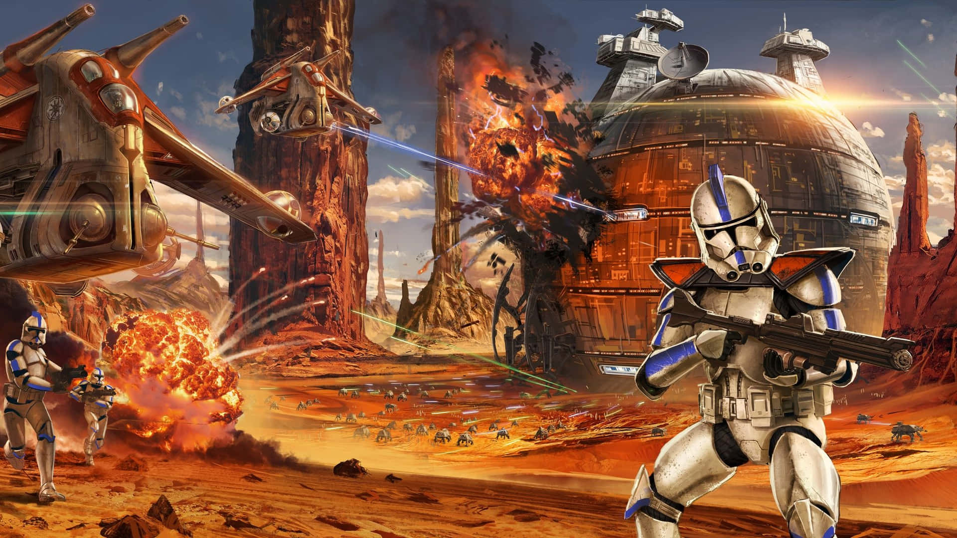 Star Wars Clone Wars - Screenshot Thumbnail Background