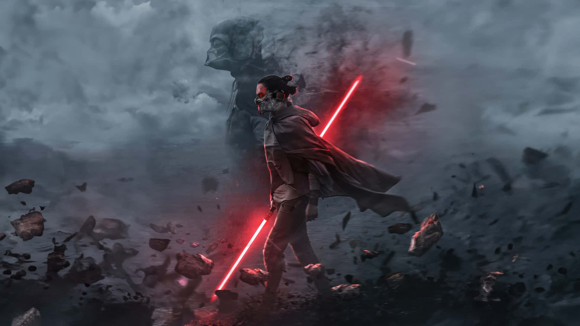 Star Wars Dark Side Force User Ultra Wide Background