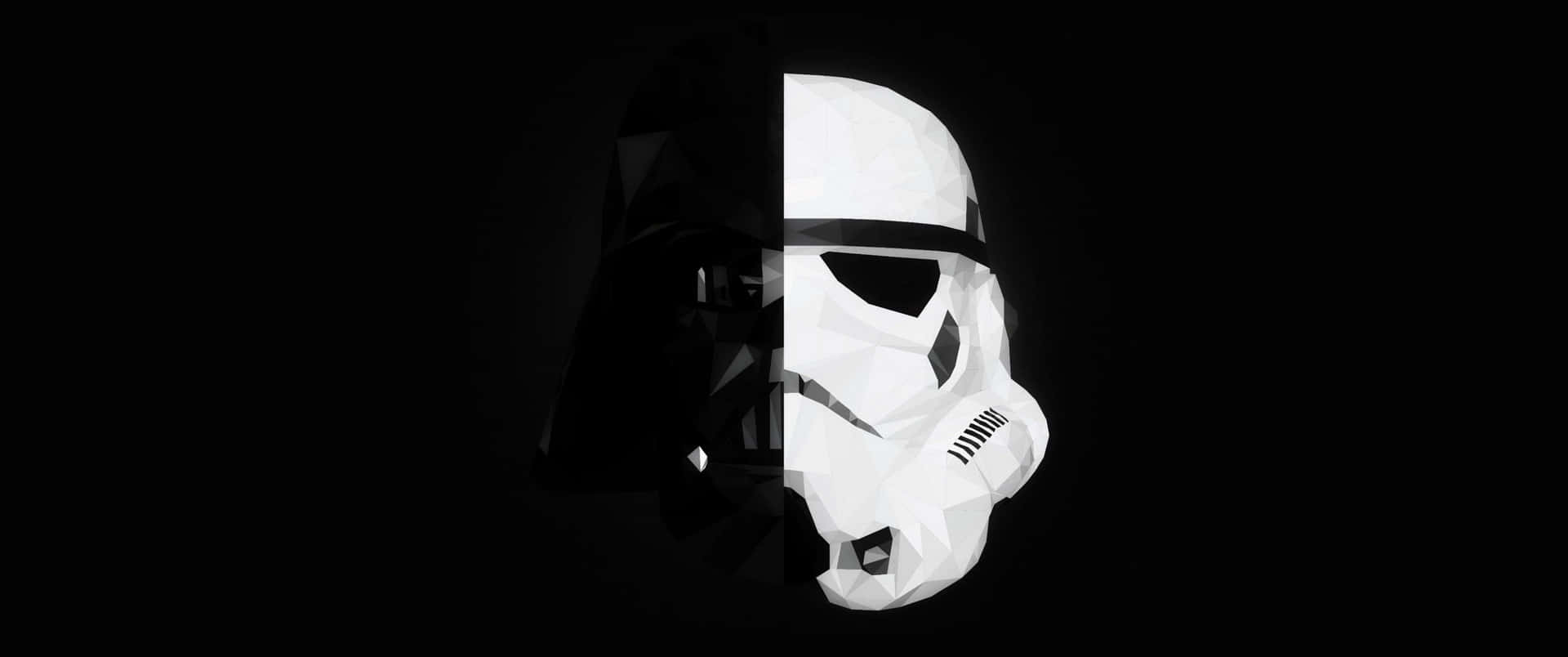 Star Wars Darth Vader And Stormtrooper Cool Dual Monitor Background