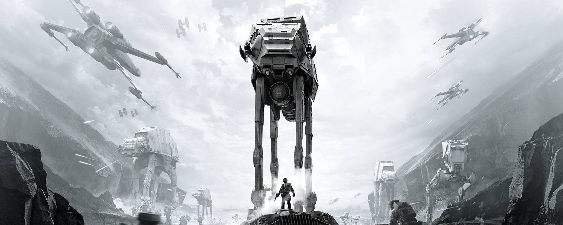 Star Wars Dual Screen Battlefront Background