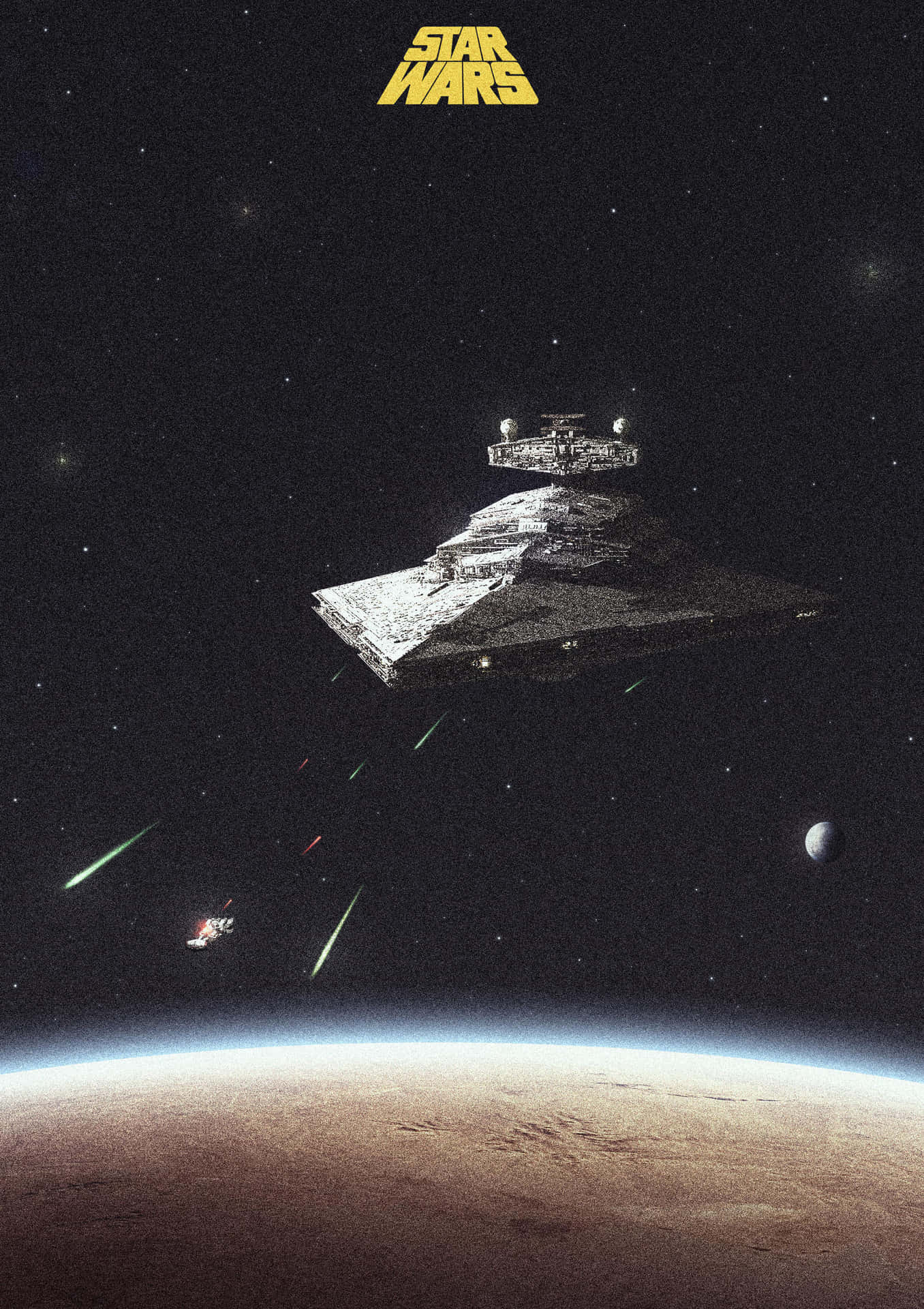 Star Wars Imperial Star Destroyer Orbit Background
