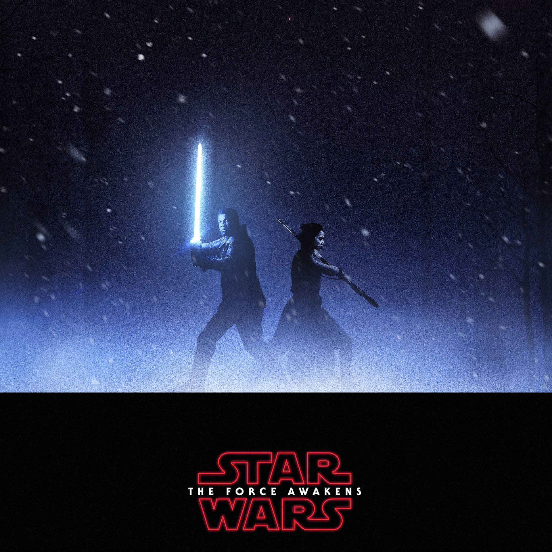 Star Wars Ipad Rey And Finn Background