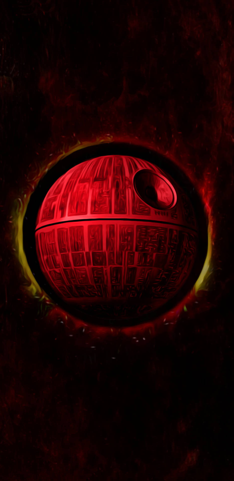 Star Wars Red Death Star Background
