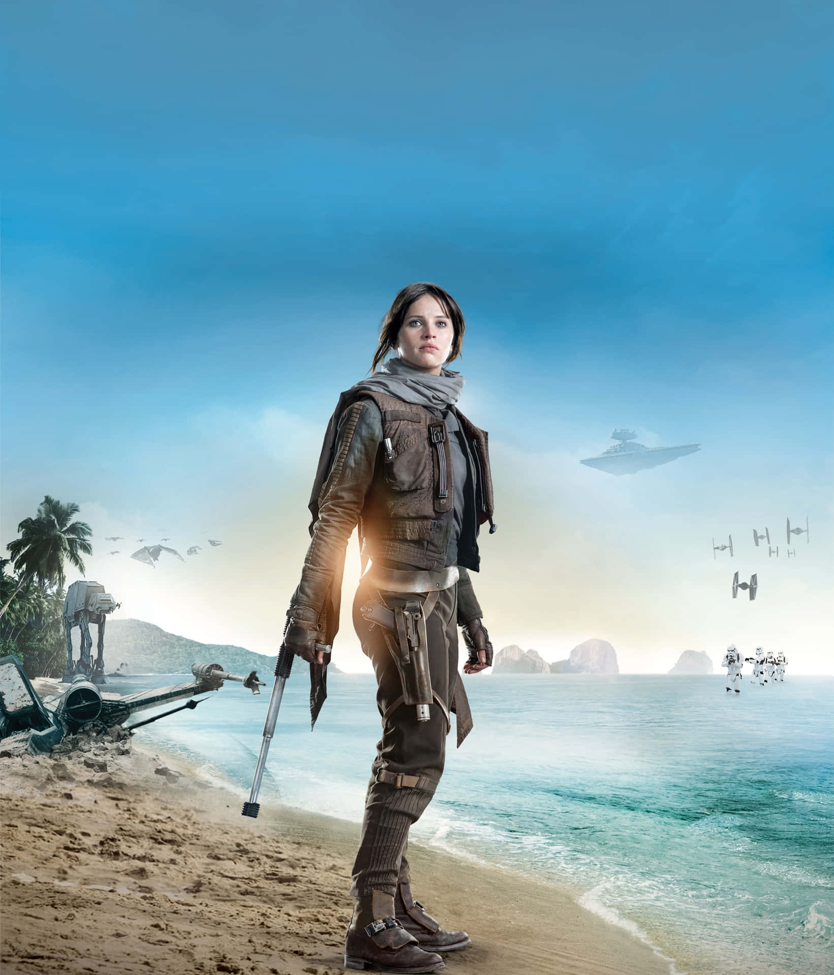 Star Wars Rogue One Jyn Erso Background