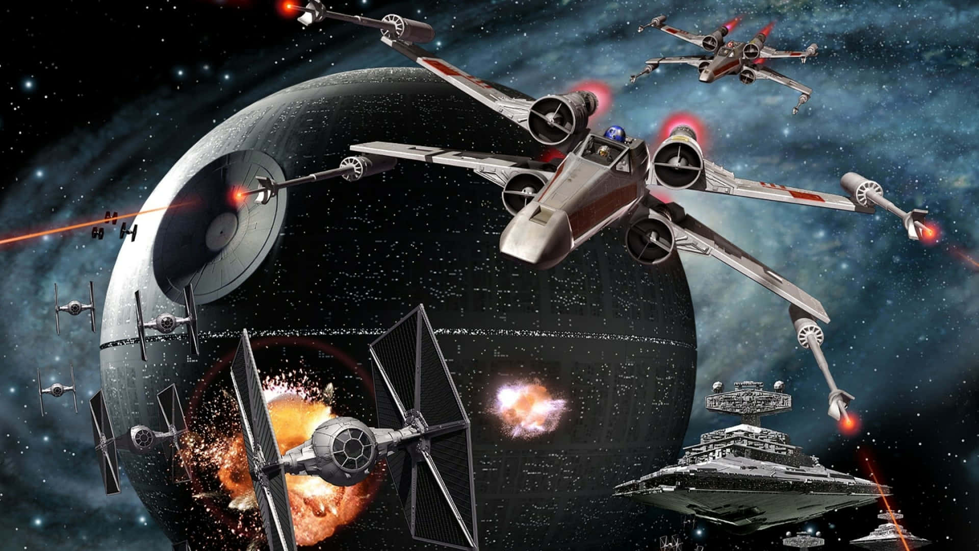 Star Wars Space Battle4 K Background