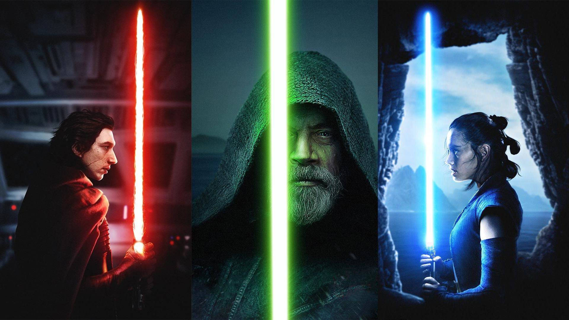 Star Wars The Last Jedi Collage Background